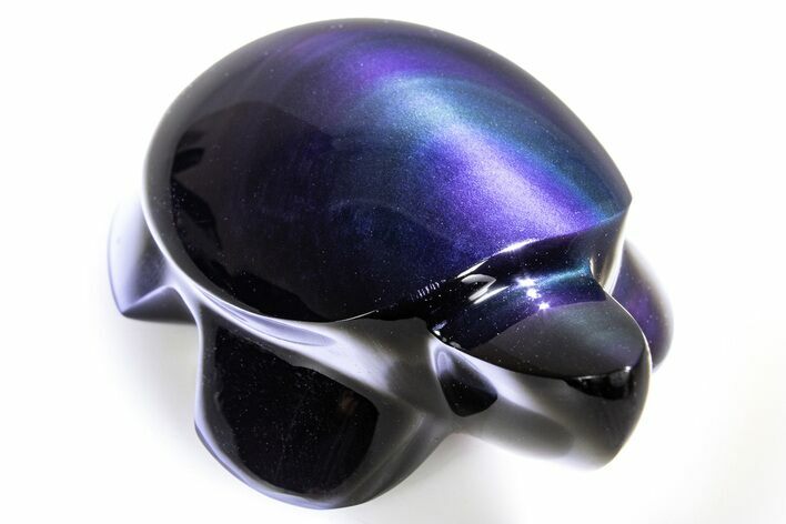 Polished Rainbow Obsidian Turtle - Mexico #331631